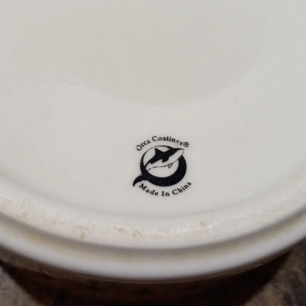 Orca Coatings Ceramic Dog Bowl